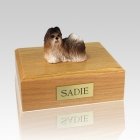 Shih Tzu Rust Red & White X Large Dog Urn