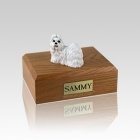 Shih Tzu White Small Dog Urn