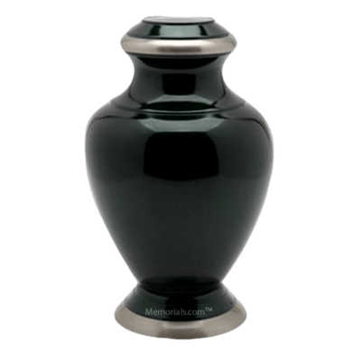 Shiny Green Keepsake Urn