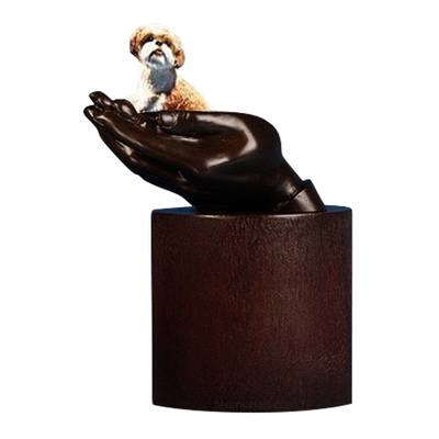 Shih Tzu Hands Dog Cremation Urn