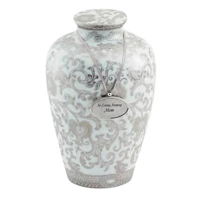 Shrine Porcelain Cremation Urn