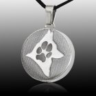 Signet Silhouette Paw Stainless Print Cremation Keepsake