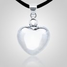 Simple Heart Cremation Pendant