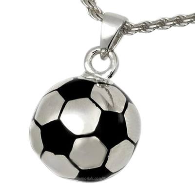 Soccer Cremation Pendant