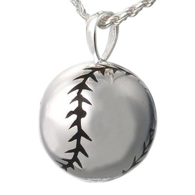 Softball Cremation Pendant