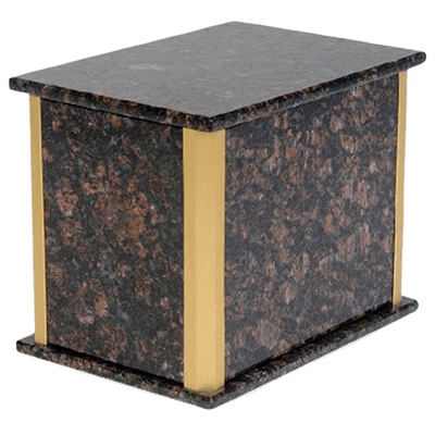 Solitude Tan Brown Granite Companion Urn