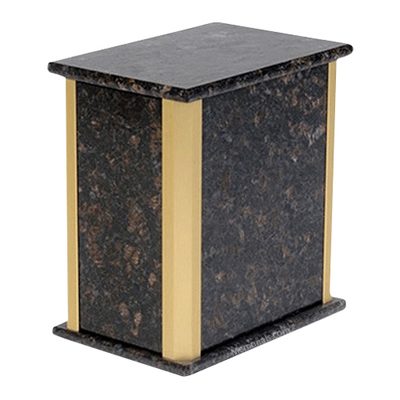 Solitude Tan Brown Granite Urn