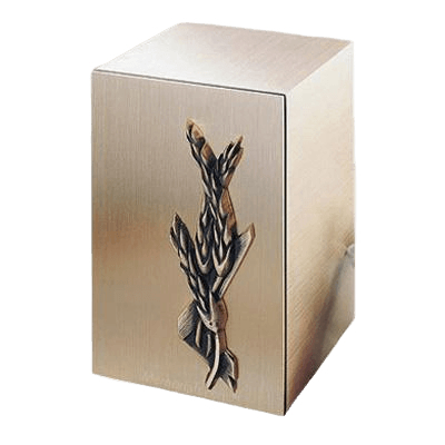 Solitude Wheat Bronze Cremation Urn