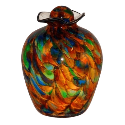 Sparkling Glass Cremation Urn