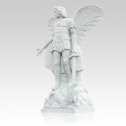 St. Michael Marble Statue II