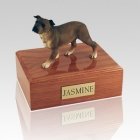 Staffordshire Terrier Standing Dog Urns