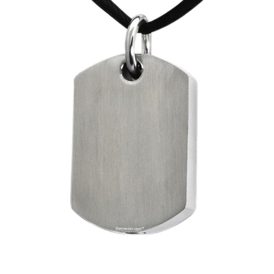 Stainless Tag Cremation Pendant
