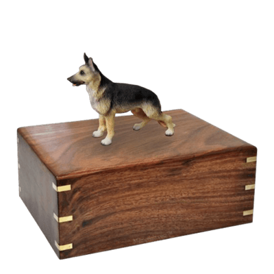 Standing German Shepherd Large Doggy Urn