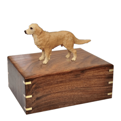 Standing Golden Retriever Large Doggy Urns