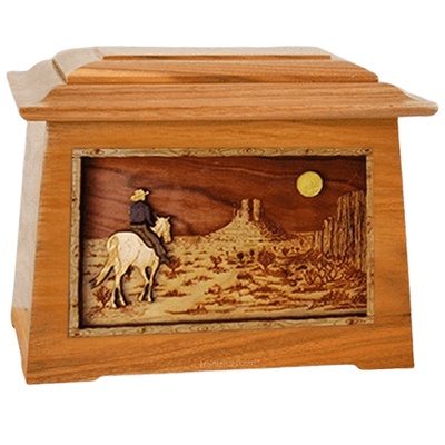 Horse Moon Mahogany Aristocrat Cremation Urn