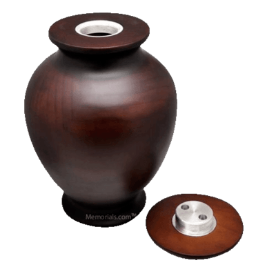 Sumptuous Wood Cremation Urn