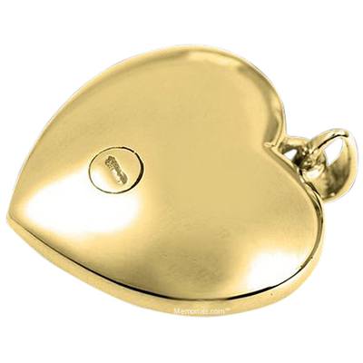 Swirling Heart Cremation Pendant II