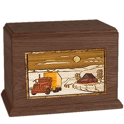 Trucker Walnut Companion Urn