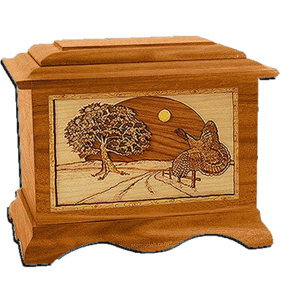 Turkey Mahogany Cremation Urn For Two