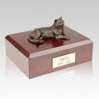 Tabby Bronze Cat Cremation Urns