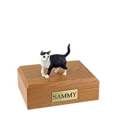 Tabby Standing Small Cat Cremation Urn