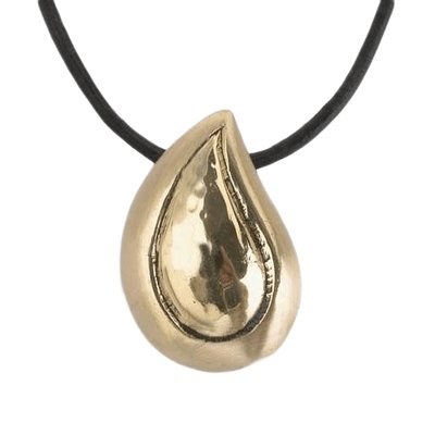 Teardrop Bronze Cremation Jewelry