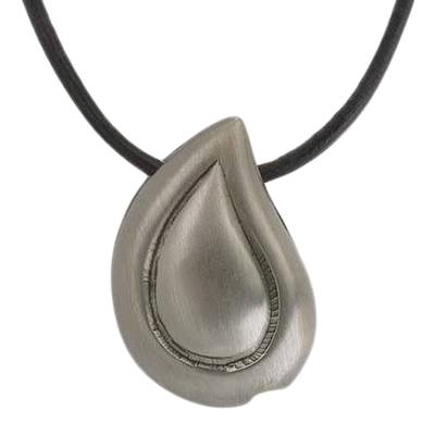 Teardrop Pewter Cremation Pendant