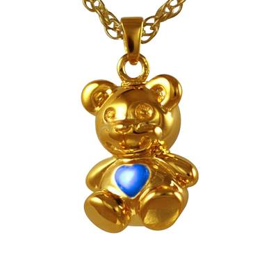 Teddy Bear Blue Keepsake Jewelry II
