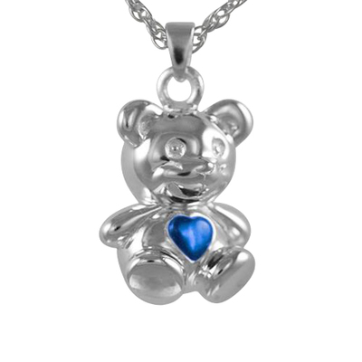Teddy Bear Blue Keepsake Jewelry