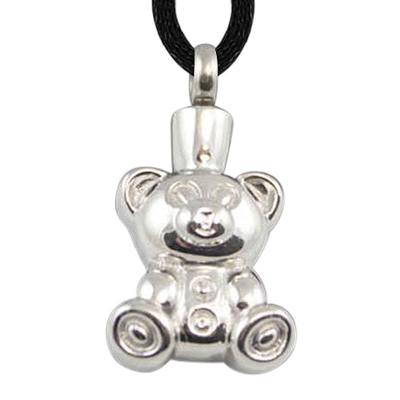 Teddy Bear Cremation Necklace