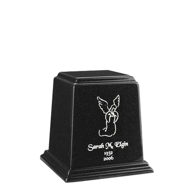 Temple Charcoal Keepsake Marble Urn