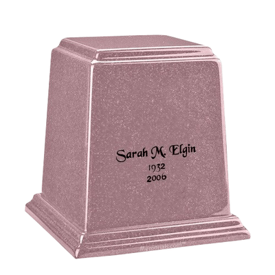 Temple Rose Medium Marble Urn