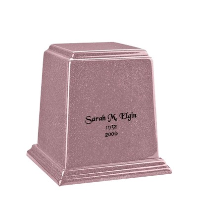 Temple Rose Small Marble Urn