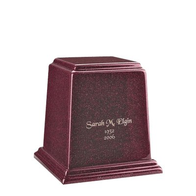 Temple Raspberry Keepsake Marble Urn