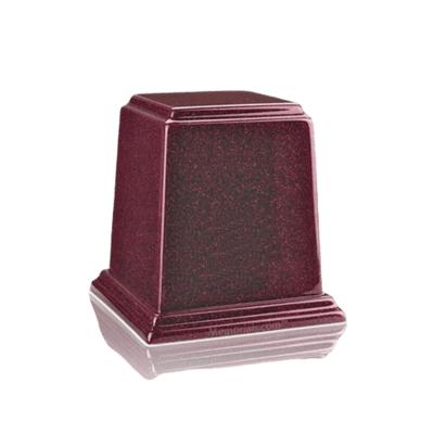Temple Raspberry Mini Marble Urn