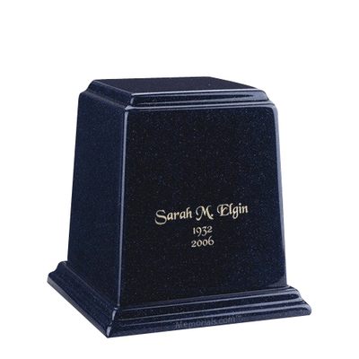 Temple Sapphire  Blue Small Marble Urn
