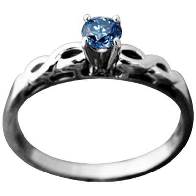 Tiara Solitaire Ring