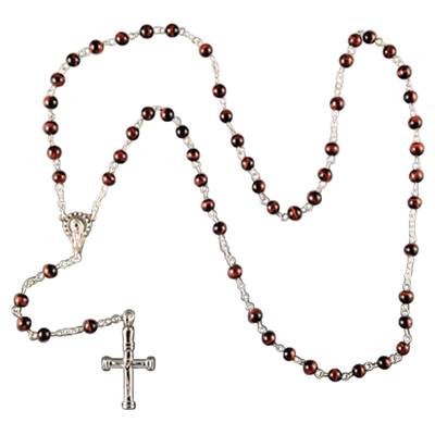 Tiger Eye Cremation Rosary