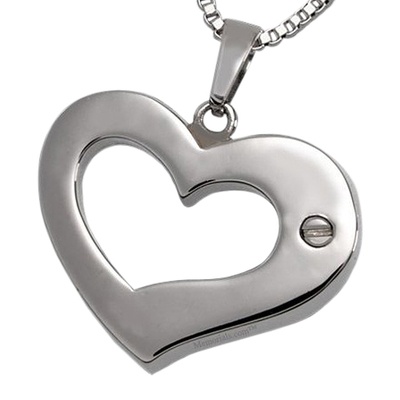 Timeless Heart Cremation Pendant