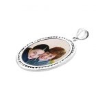 Timeless Silver Photo Pendant