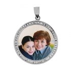 Timeless Silver Photo Pendant