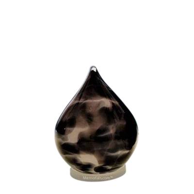 Timeless Tear Small Glass Pet Urn