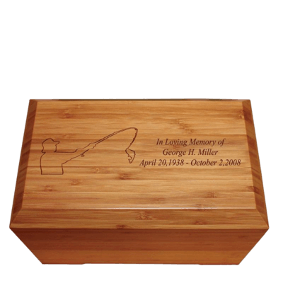 Motorcycle Bamboo Essence Cremation Urn