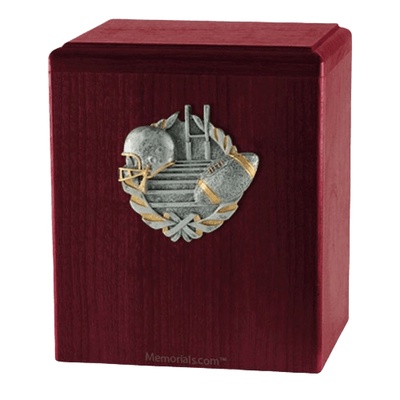 Touchdown Rosewood Cremation Urn