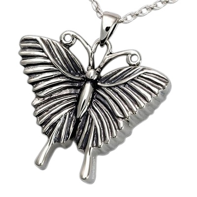 Traditional Butterfly Cremation Pendant III