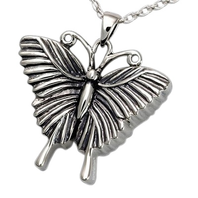 Traditional Butterfly Cremation Pendant