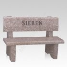 Traditional Granite Cemetery Bench