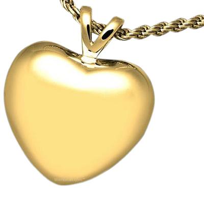 Heart in Heart Cremation Jewelry