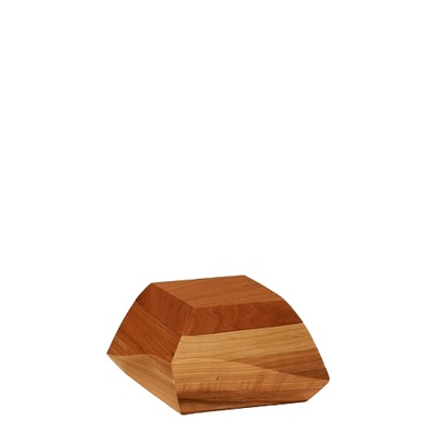 Trapezium Cherry Wood Keepsake Urn