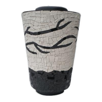 Tree Mosaic Cremation Urn